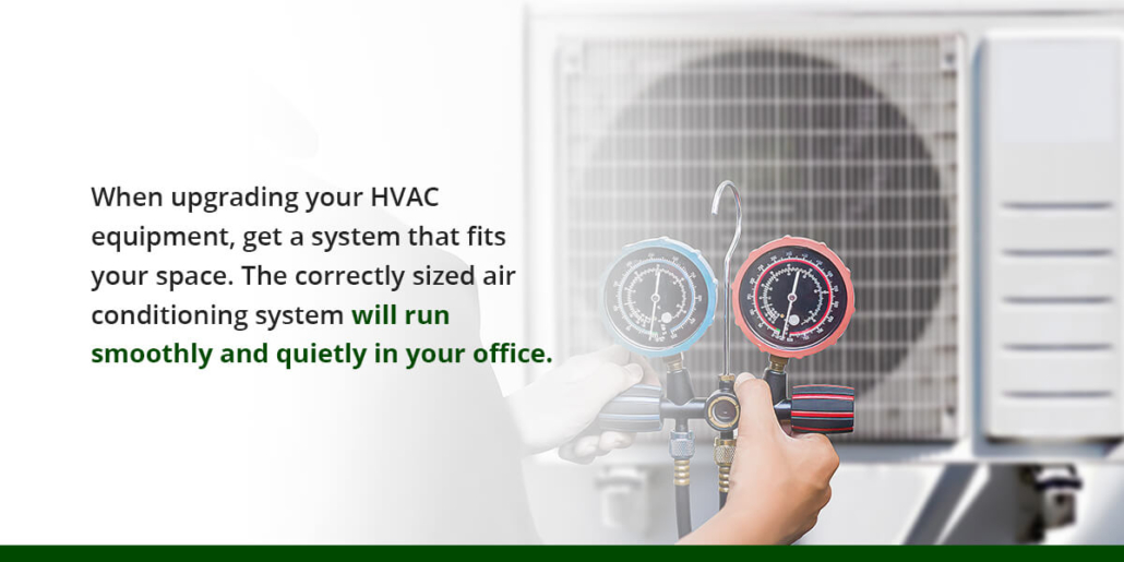 Air conditioning system to run smoothly and quietly in your office